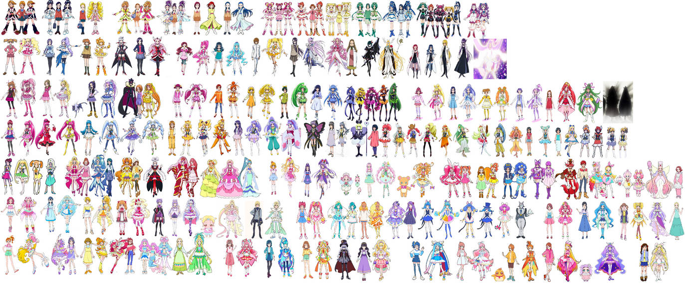 Precure Inflation Precure Cures by Blossomgutz on DeviantArt