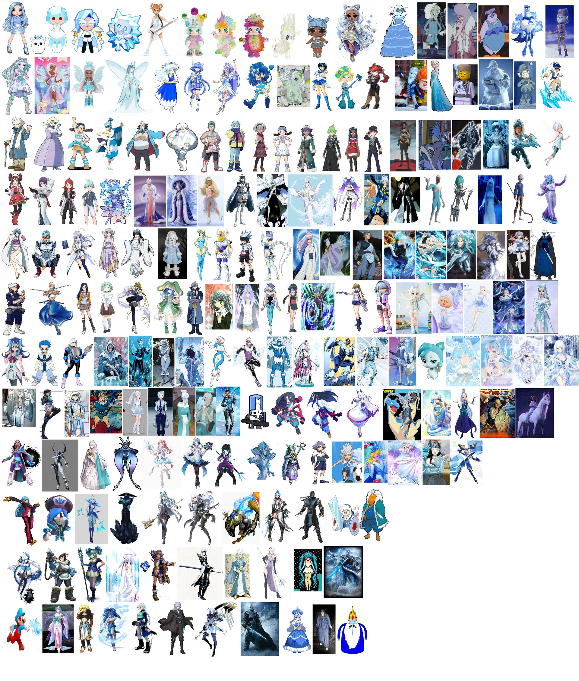 Ice Character Names Ice Characters by Blossomgutz on DeviantArt