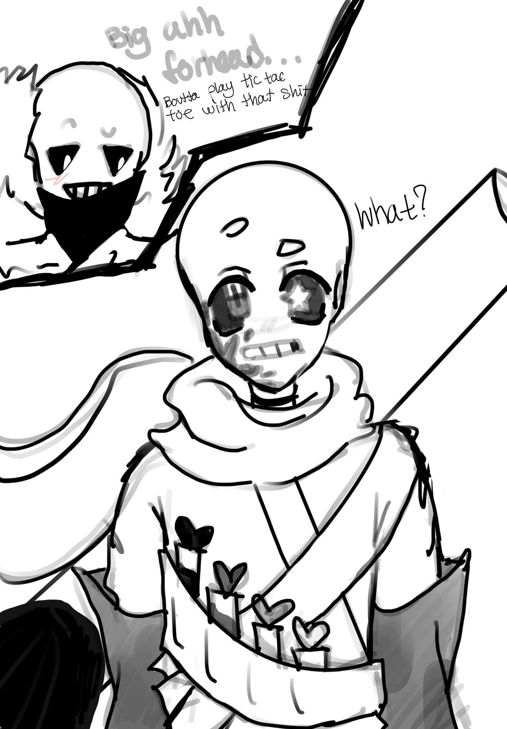 Big forehead by lilmaebe234 on DeviantArt