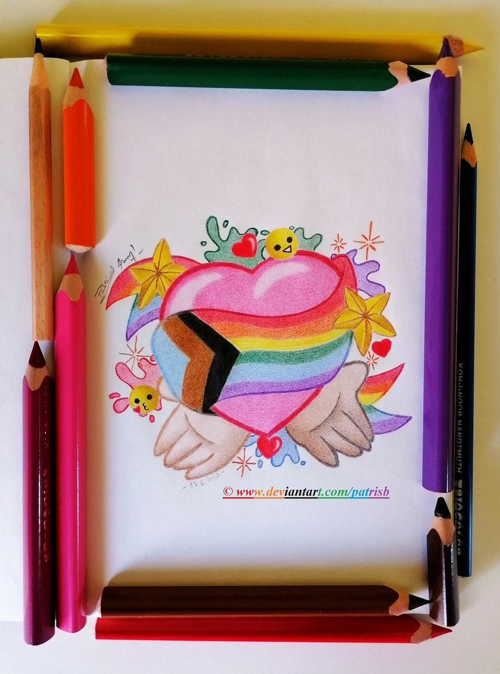 Rainbow heart (Pride Month 2023)