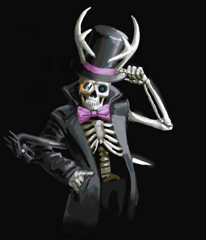 Skeleton Gentleman by xlion95 on DeviantArt