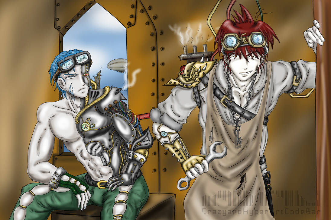 Steampunk Arion and Cian