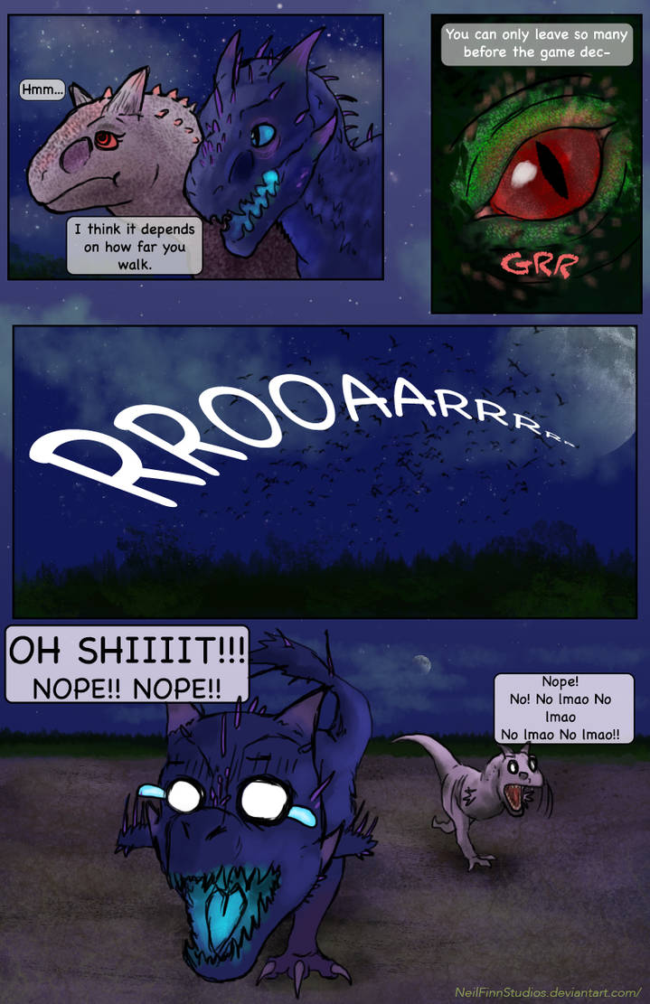 The Isle: An Average day with Anthomnia by NeilFinnArt on DeviantArt