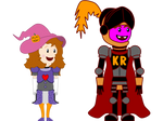 CKR and Princess Elsie's Halloween Costumes by Colonel-Knight-Rider