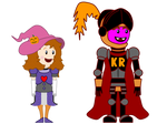 CKR and Princess Elsie's Halloween Costumes by Colonel-Knight-Rider