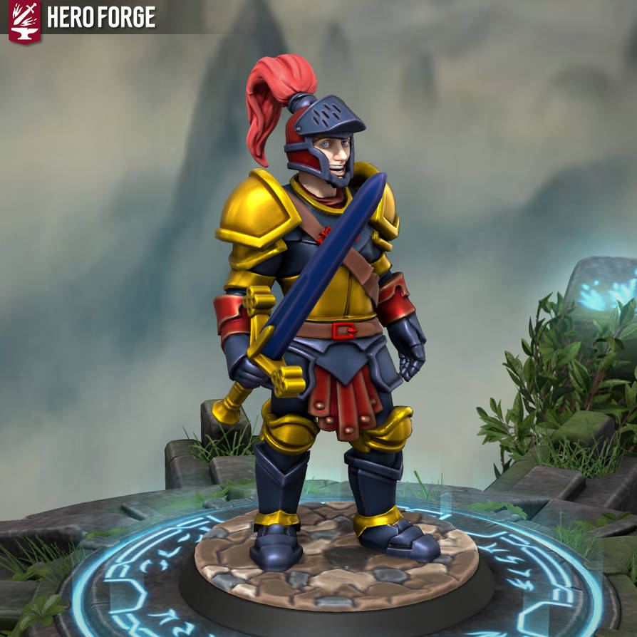 I Got a Helmet Plume in Hero by ColonelKnightRider on DeviantArt