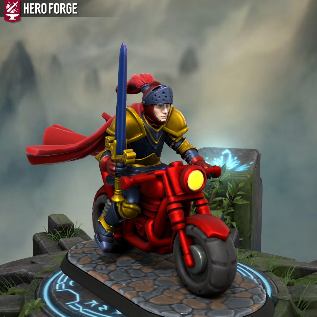 Heroforge Rider Hero Forged Colonel Knight Rider and Bike COLT by Colonel-Knight-Rider ...