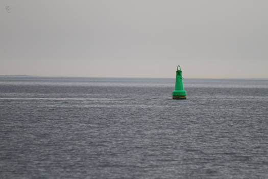 Green buoy