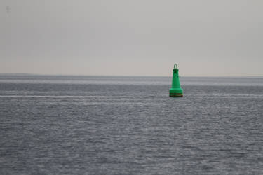 Green buoy