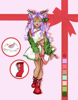 [CLOSED AUCTION] Xmas Deer Girl