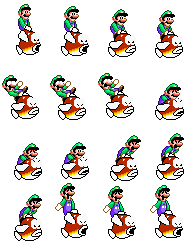 Luigi in Water Sprite FNF MOD by MarioPark1999 on DeviantArt