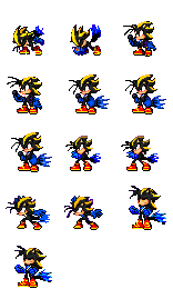 Roido The Hedgehog Jackal Sprite - FNF MOD by MarioPark1999 on DeviantArt