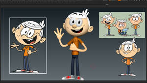 Lincoln Loud 3D from the Loud House!