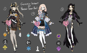 GENSHIN IMPACT-Honkai: Star Rail ADOPTABLES