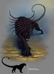 Black manticore by Anisis