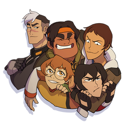 Voltron Group Hug