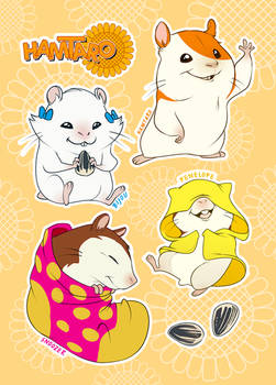 Hamtaro Stickers