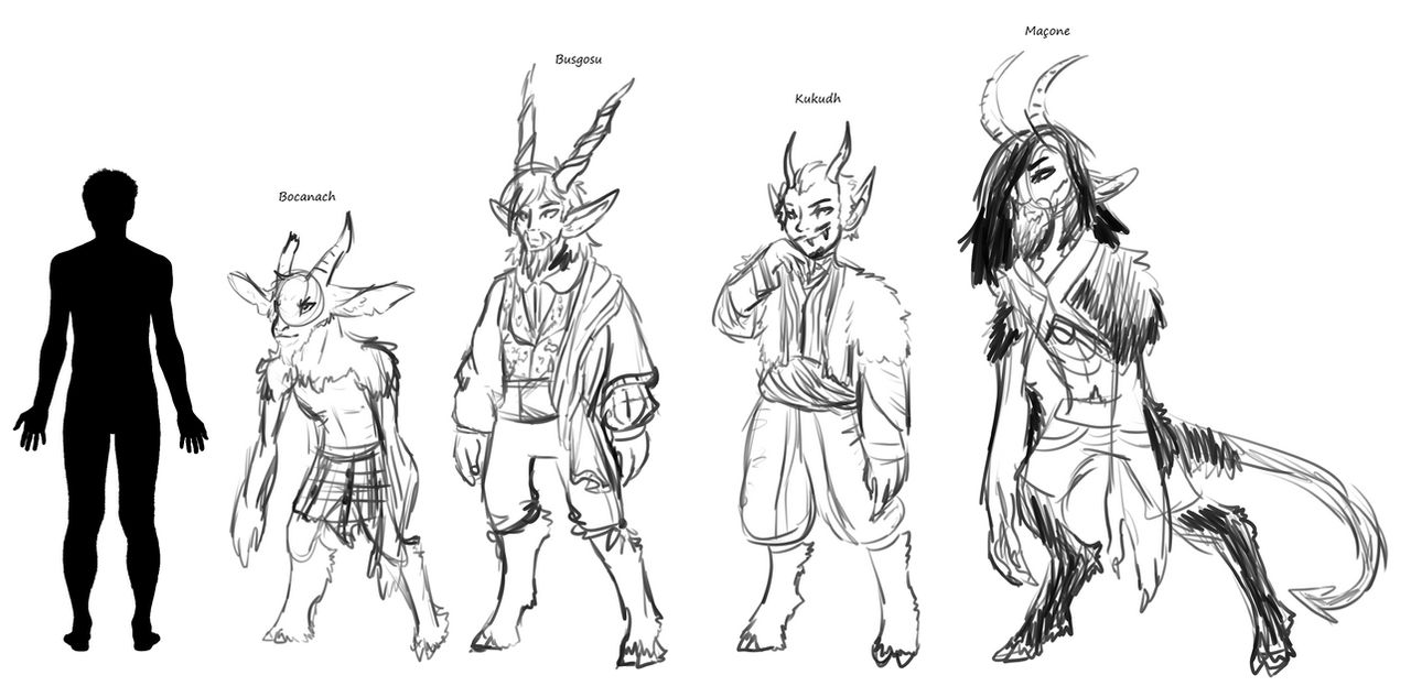 Goat men part 2 by Mythologysleuth on DeviantArt