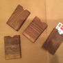 Wooden Gift Card Holders