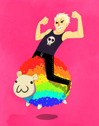 Rainbow Sheepy All The Way