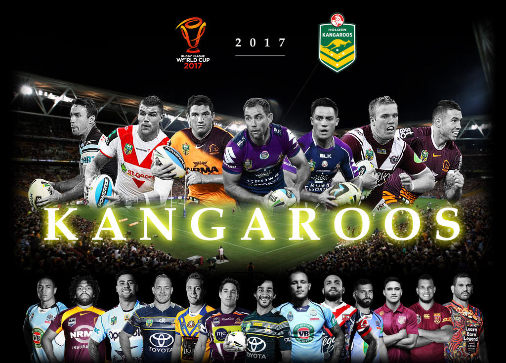 Australian Kangaroos Rugby League Wallpaper 2017 by NatDim on DeviantArt Australian Kangaroos Rugby League Wallpaper 2017 by NatDim on DeviantArt