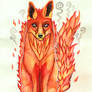 My fox is on fire
