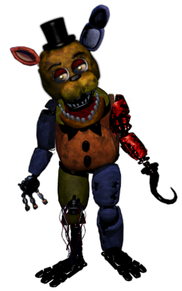 Withered Foxy FIXED by GoldenFox90 on DeviantArt