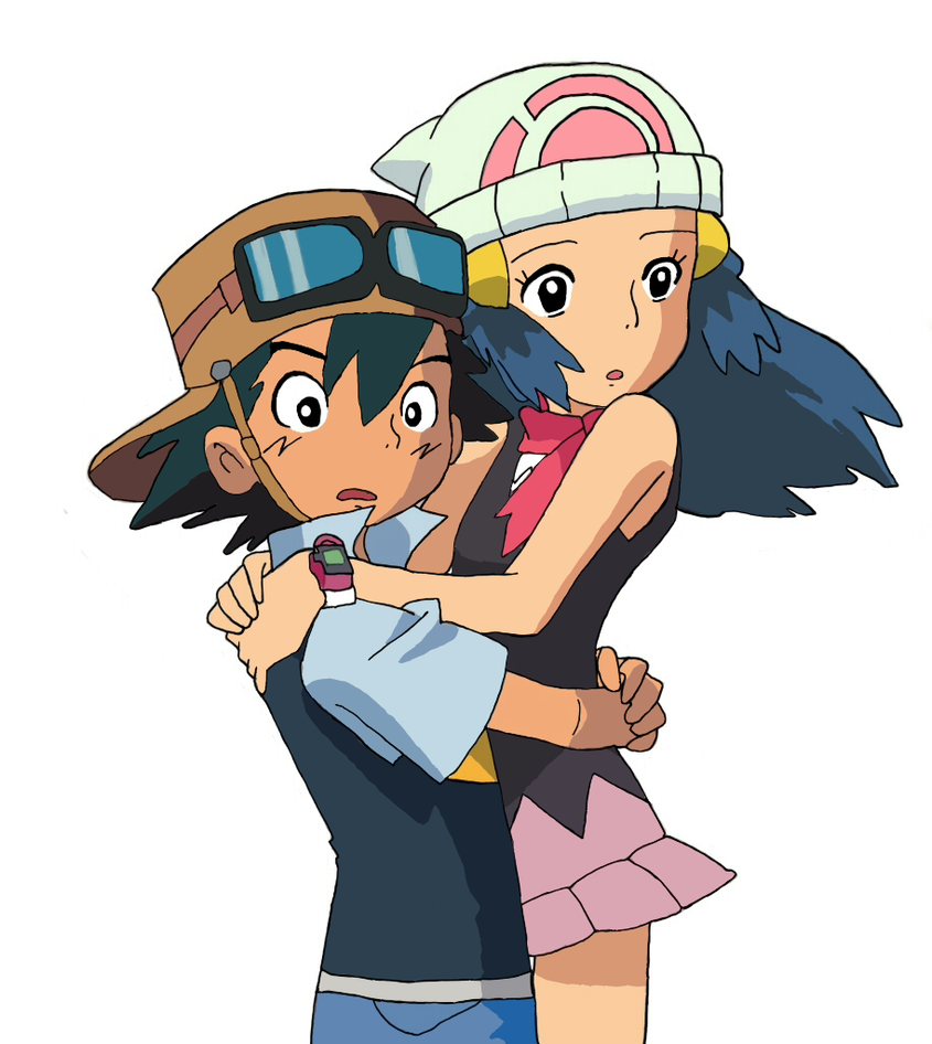 Dawn X Ash By Iron Gear On DeviantArt.