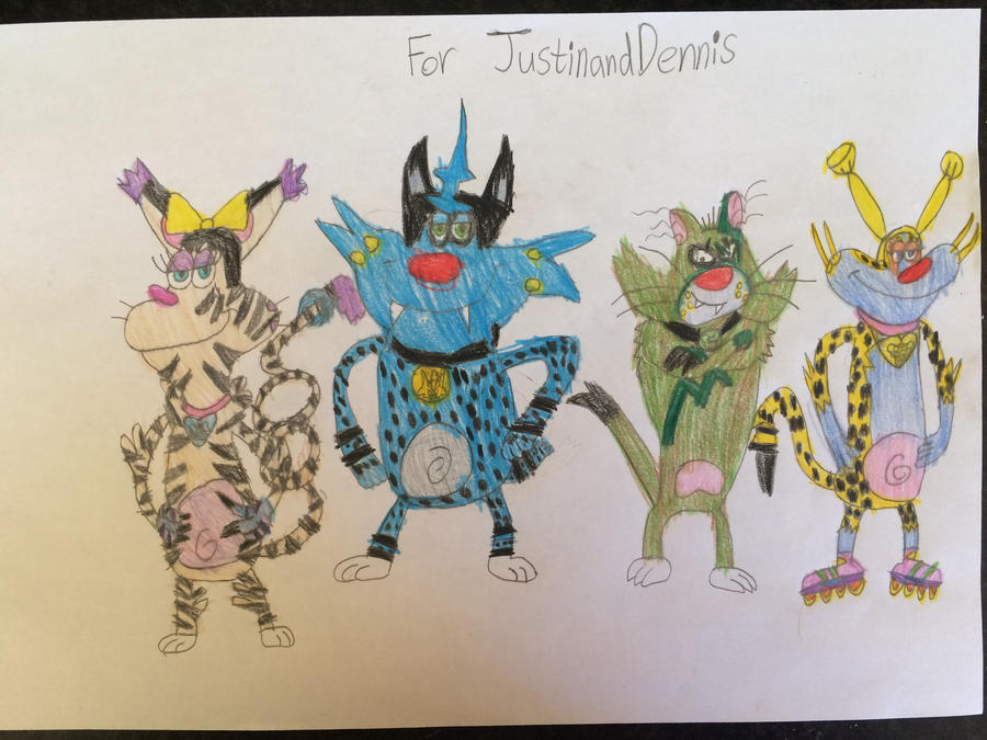 Oggy, Jack, Olivia and Monica in their Super Forms by ShaneALF1995 on  DeviantArt