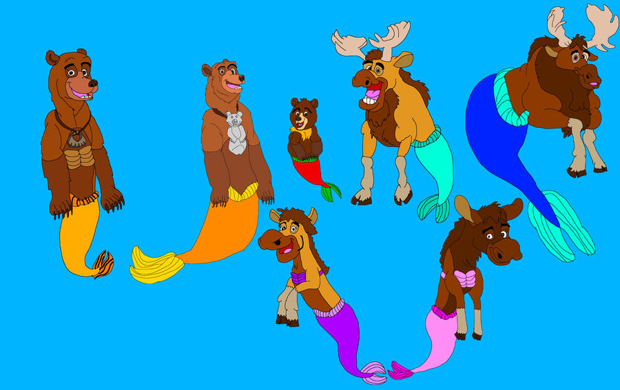 Mermay Kenai and the Mer-Animals by ShaneALF1995 on DeviantArt