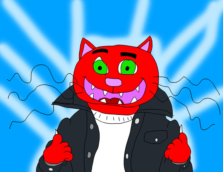 Rotten Ralph wearing Black Leather Jacket by ShaneALF1995 on DeviantArt