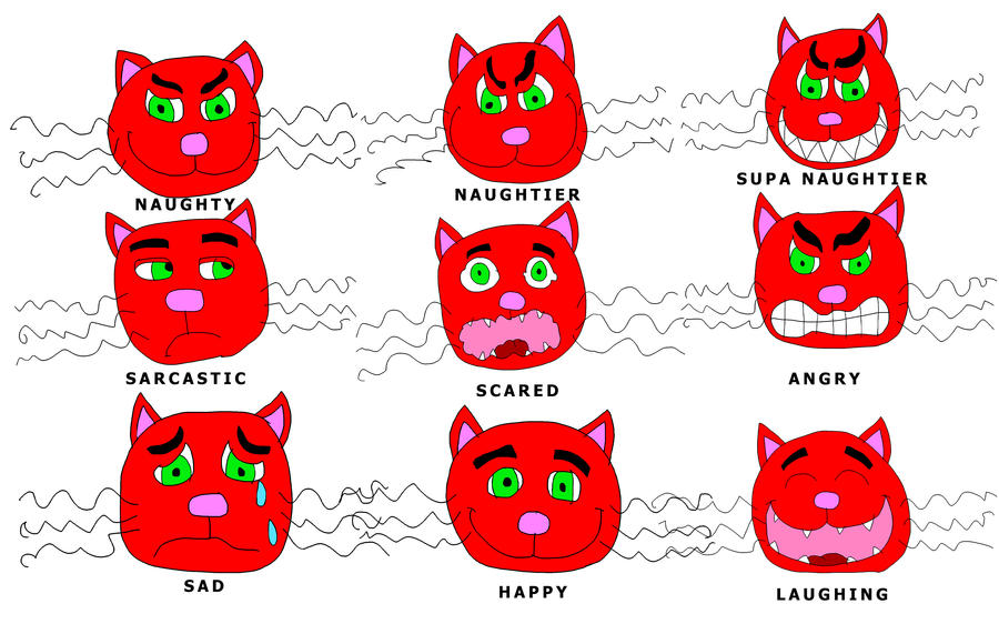 Rotten Ralph Face Expressions by ShaneALF1995 on DeviantArt