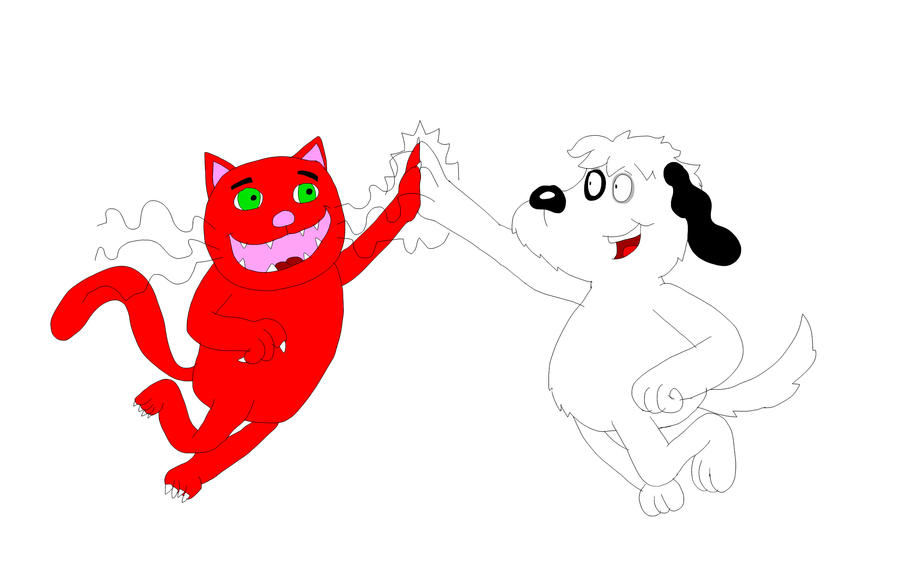 High Five Ralph Ralph and Wilf High Five by ShaneALF1995 on DeviantArt