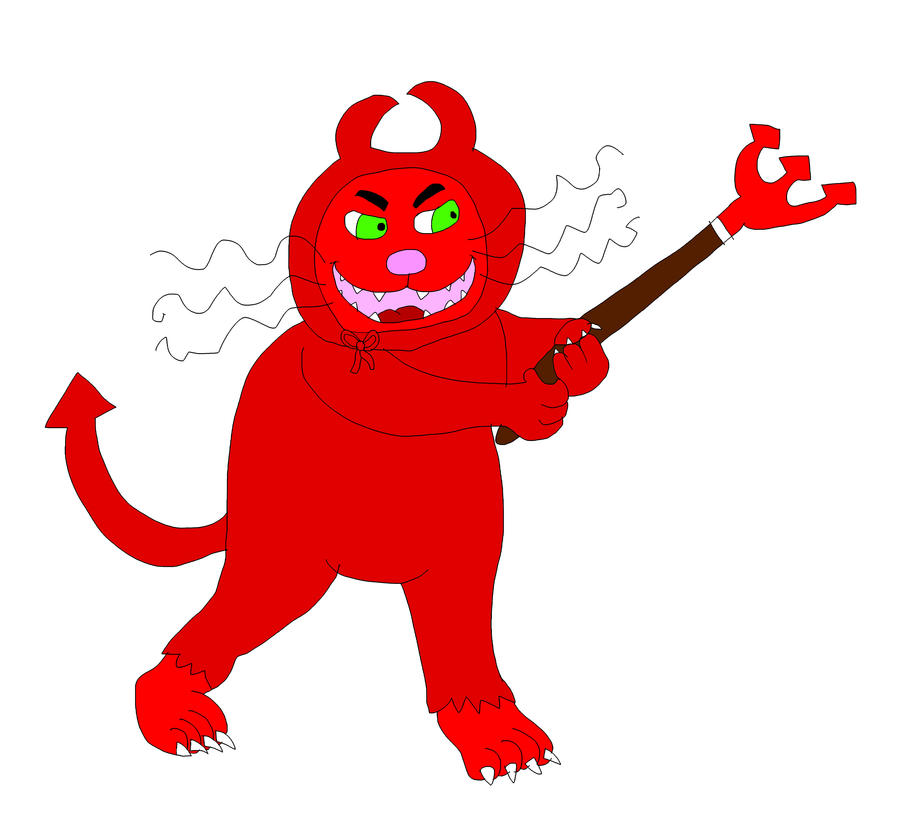 Rotten Ralph in a Devil Costume by ShaneALF1995 on DeviantArt