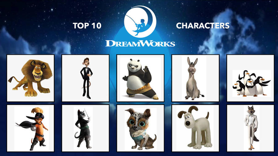 Dreamworks Creating Characters My Top 10 DreamWorks Characters by ShaneALF1995 on DeviantArt