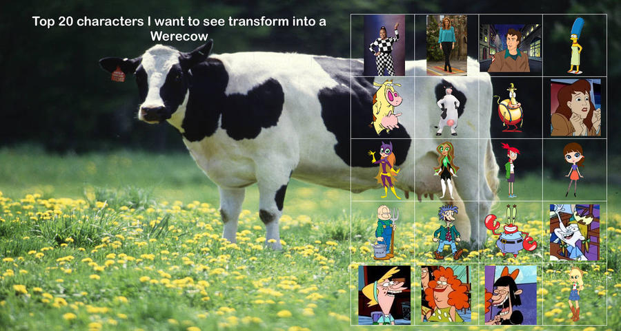 20 Characters I Want To See Turn Into Werecows By ShaneALF1995 On 20-characters-i-want-to-see-turn-into-werecows-by-shanealf1995-on