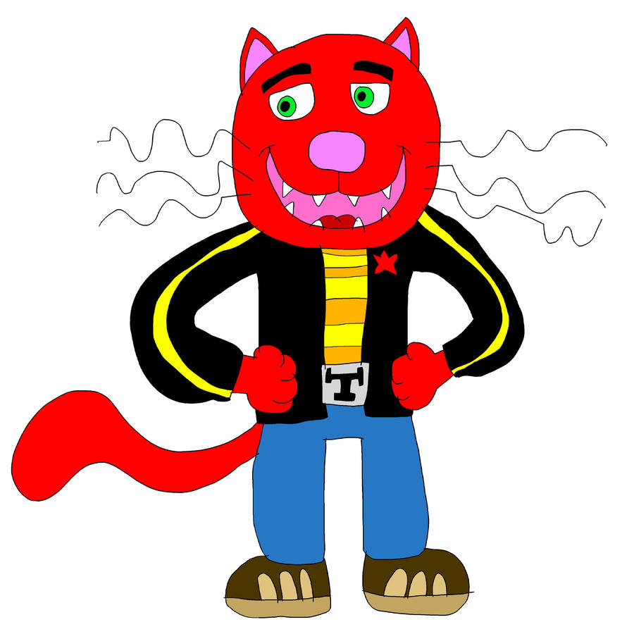 Rotten Ralph Dressed up as Manny Rivera by ShaneALF1995 on DeviantArt