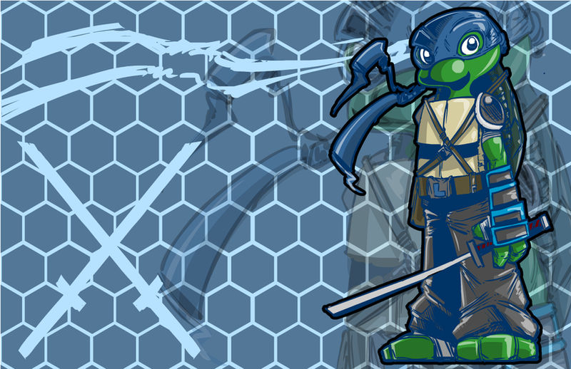 Leonardo (TMNT)- A SkipperWing Treatment by SkipperWing
