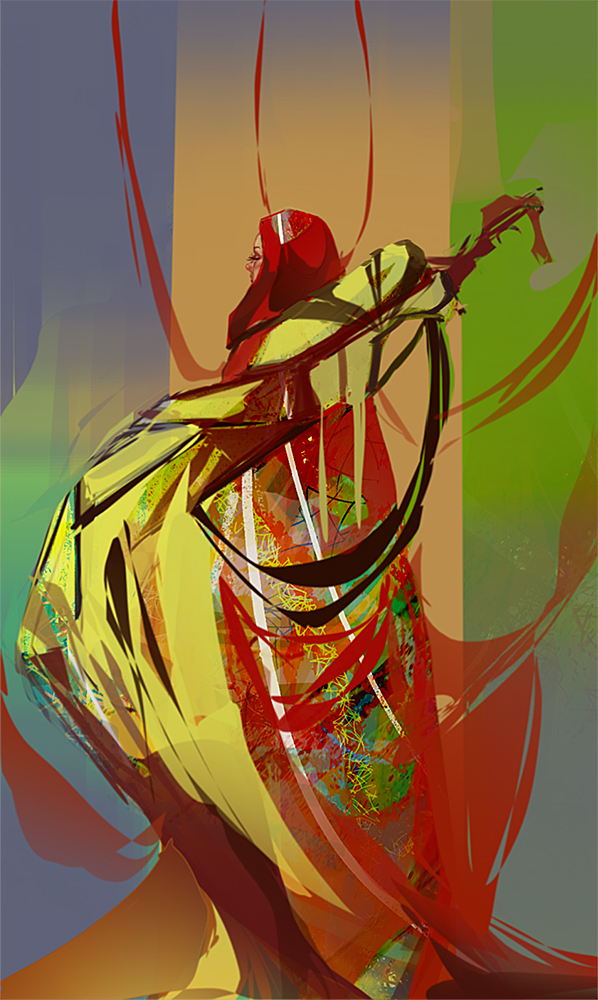 Dress Designs ~ Abstract Kimono by indikate