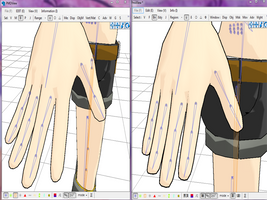 [MMD] Tutorial Automatic Fingers Rigging