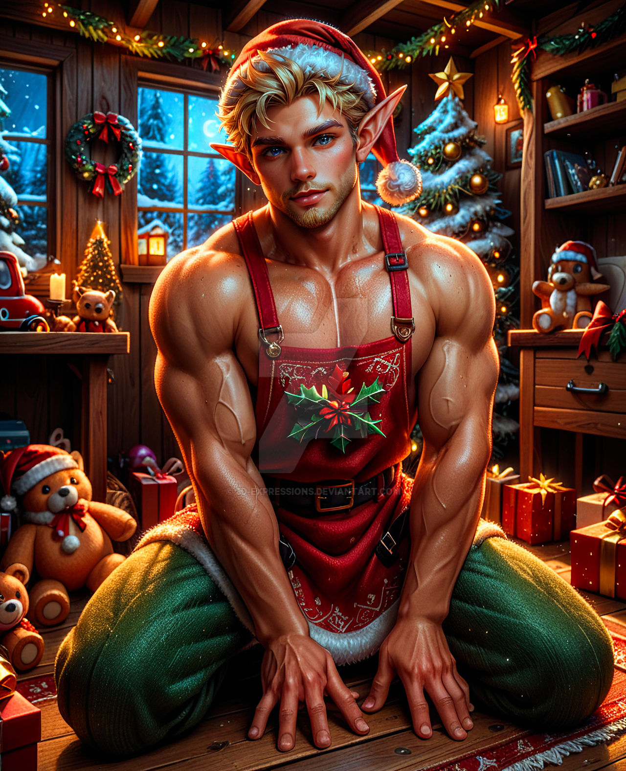 Santa Helper Engineer Santa's Helper-3 by 3D-Expressions on DeviantArt