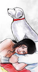 Diana and Krypto