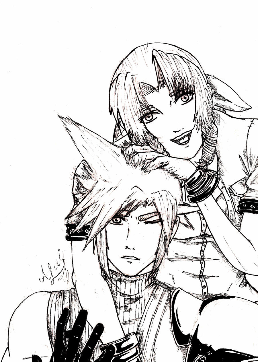 CLOUD AND AERITH