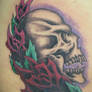 Pirate Skull and Roses