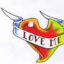 Love me tattoo