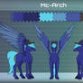 |OC|ART| Ref sheet for @II_MCArch_II