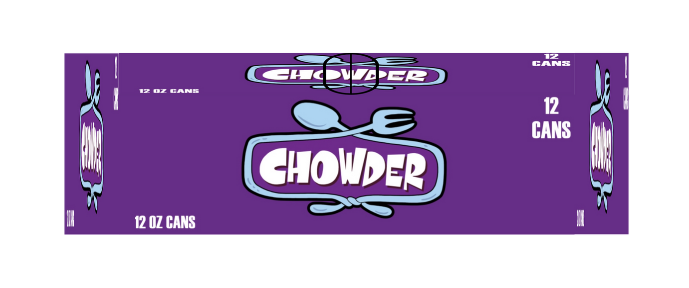 Chowder Pack Chowder 12 Pack Cans by isaacvongsaphay on DeviantArt