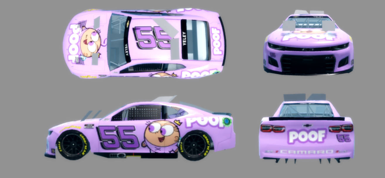 NASCAR Cup Series Poof Number 55 by isaacvongsaphay on DeviantArt
