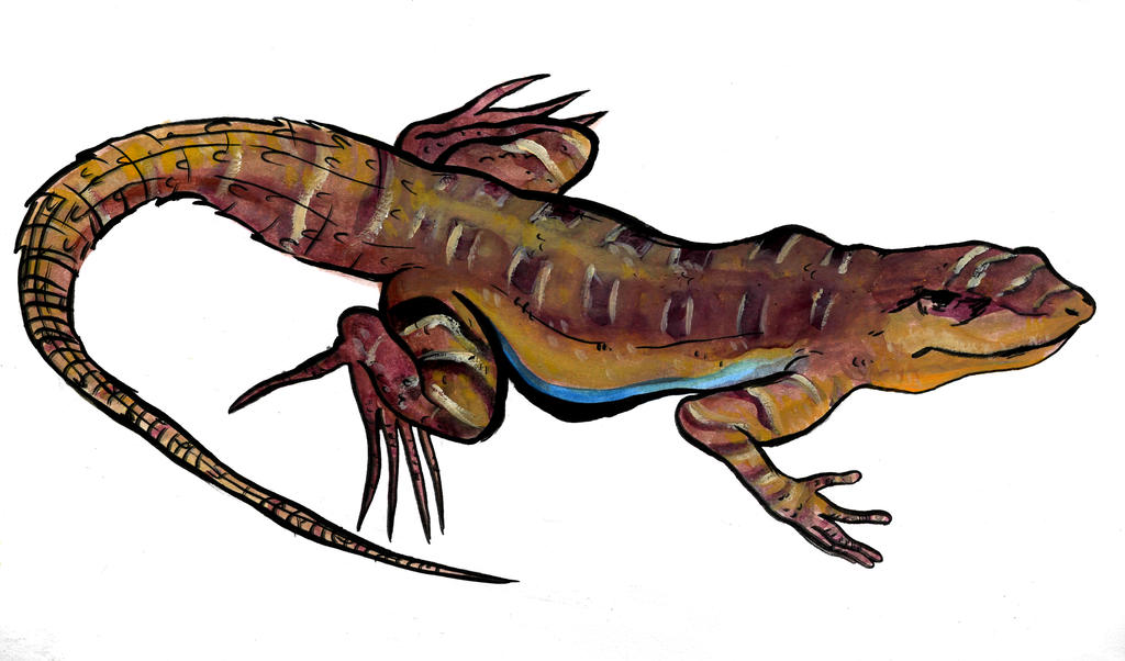 Li Lizard lil lizard (editorial illustration) by ungoth on DeviantArt