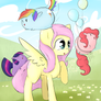 Fluttershy and the Cute Ponae